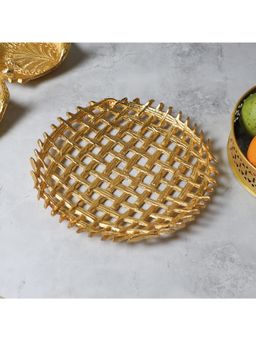 Amaya Decors - Round Wired Aluminium Platter