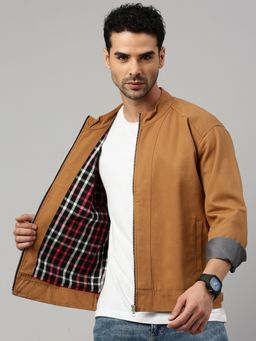 Voxati - Men Mustard Truckers Denim Jacket