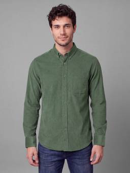 Being Human - Sage Green Regular Men Shirt