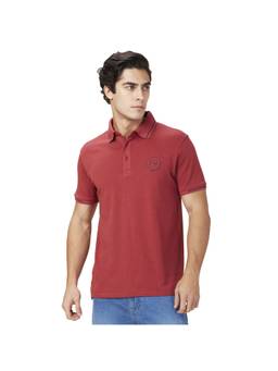 Being Human - Red Regular Mens Polo Tshirt
