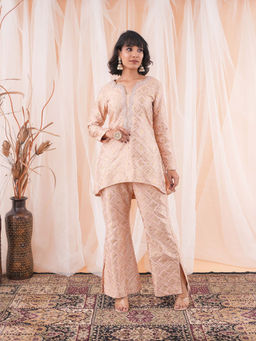 Farha Syed - Beige Co-Ord (Set of 2)