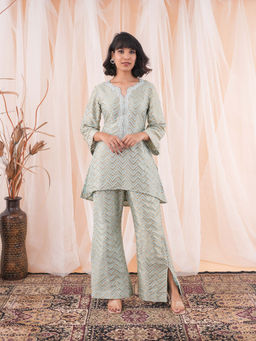 Farha Syed - Green Co-Ord (Set of 2)