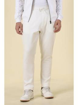 Allen Solly - Men Solid White Trackpant