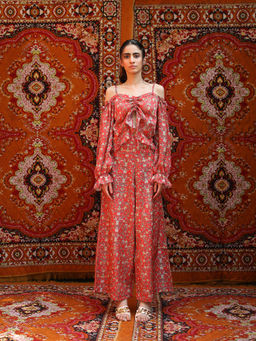 NORN - Red Rabat String Top