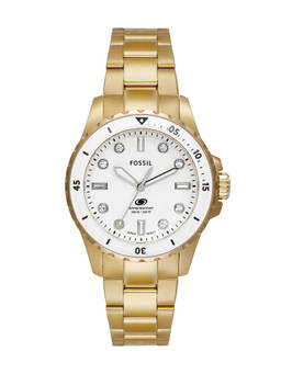 Fossil - Blue Dive Gold Watch ES5350 (M)