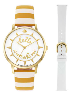Kate Spade - Metro Yellow Watch with Strap KSW1752SET (M)