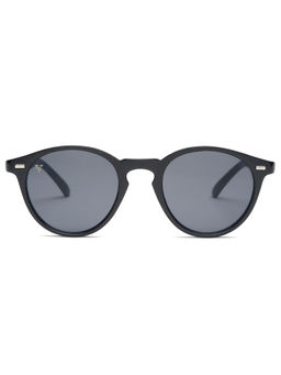 SunVoir - Polycarbonate Sunglass UV 400 Grey Lens Men & Women Round Sunglasses - SUNVOIR-013-C5