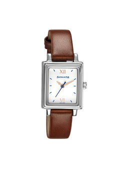 Sonata - Workwear 8080SL03 White Dial Analog Watch - 8080SL03