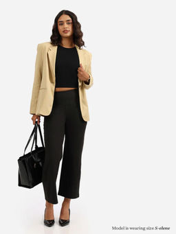 Blissclub - Ultimate Sculpt Wide-Legged Pants-Regular