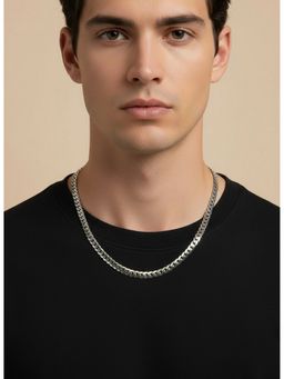 NVR - Silver Plated Stainless Steel Chain