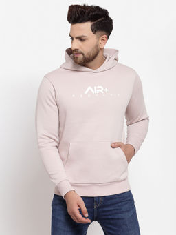 Red Tape - Pink Solid Regular Fit Hoodie