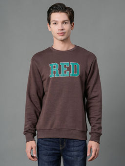 Red Tape - Brown Printed Regular Fit Sweatshirt