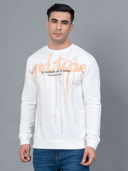 Red Tape - Off White Printed Regular Fit Sweatshirt