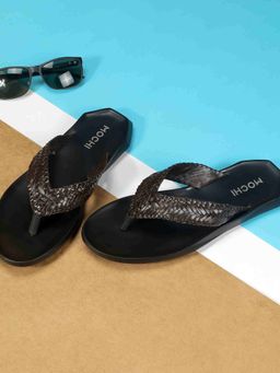 Mochi - Men Brown Flipflops