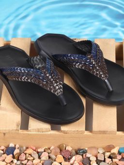 Metro - Men Blue Flipflops