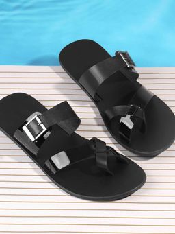 Mochi - Men Black Sandals