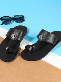 Mochi - Men Black Sandals