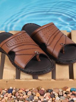 Metro - Men Brown Sandals