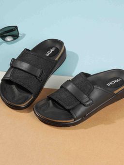 Mochi - Men Black Sliders