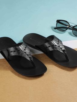 Mochi - Men Black Sandals