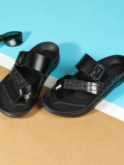 Mochi - Men Black Sandals