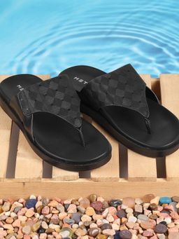 Metro - Men Black Sandals