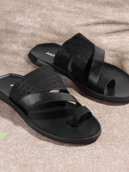 Mochi - Men Black Sandals