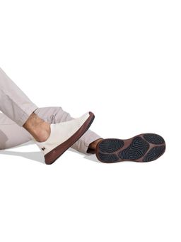 Neeman's - Cream ReLive Knit Slip On Sneakers