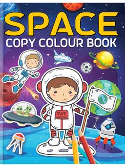 Dreamland - Space Copy Colour Book Children Colouring Book By Dreamland Publications