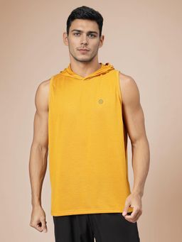 CHKOKKO - Yellow Men Gym Tank Tops Yellow