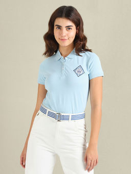U.S. POLO ASSN. - Logo Patch Solid Polo T-Shirt