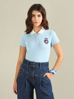 U.S. POLO ASSN. - Contrast Collar Logo Polo T-Shirt