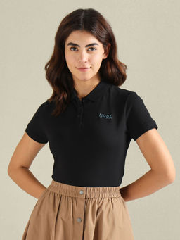U.S. POLO ASSN. - Regular Solid Polo T-Shirt