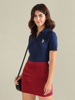 U.S. POLO ASSN. - Regular Fit Solid Polo T-Shirt