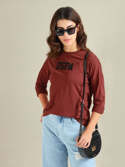 U.S. POLO ASSN. - Drop Shoulder Embellished T-Shirt
