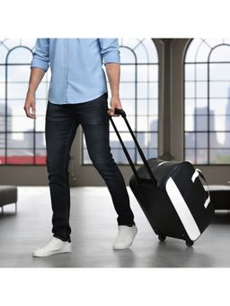 Nautica - Unisex PU Trolley Duffel Bag-Black