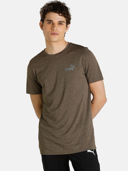 Puma - Cr Training Heather Men Green T-Shirt