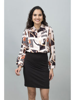 PURYS - Multi Color Casual Satin Shirt