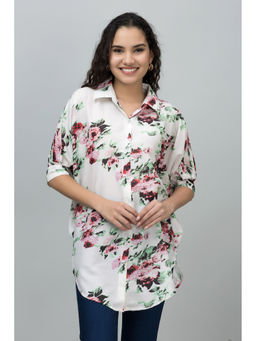 PURYS - Multi Color Kaftan Style Muslin Shirt