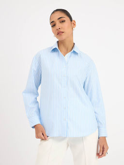 SALT Attire - Mariner Light Blue Stripes Shirt