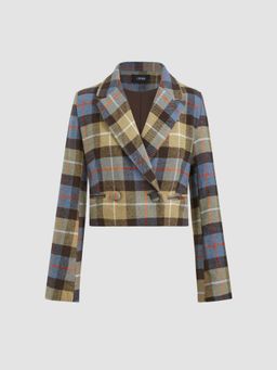 Cider - Plaid Blazer