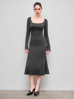 Cider - Square Neck Mermaid Maxi Dress