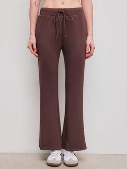 Cider - Low Rise Drawstring Flared Cropped Trousers