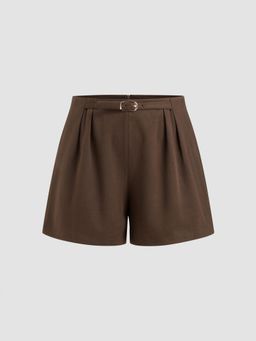Cider - Mid Rise Zipper Shorts Curve & Plus