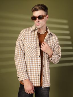 CHKOKKO - Beige Dlanxa Men Shacket