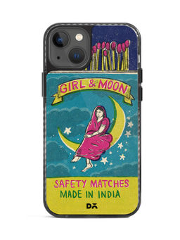 DailyObjects - Moon Girl Matchbox Stride 2.0 Case Cover For iPhone 13-6.1-inch