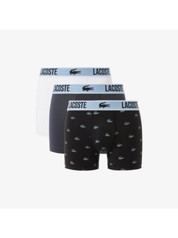 Lacoste - Men Multi-Color Polyester Printed Trunks (Pack of 3)