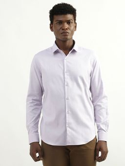 United Colors of Benetton - Cotton Solid Spread Collar Men Shirt-Pink