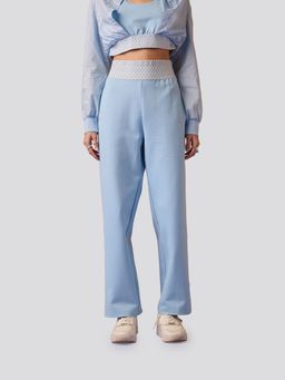 Muvazo - Blue Gro-Ove In Grid Pants