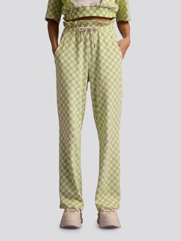 Muvazo - Green Checkmate Vibe Pants
